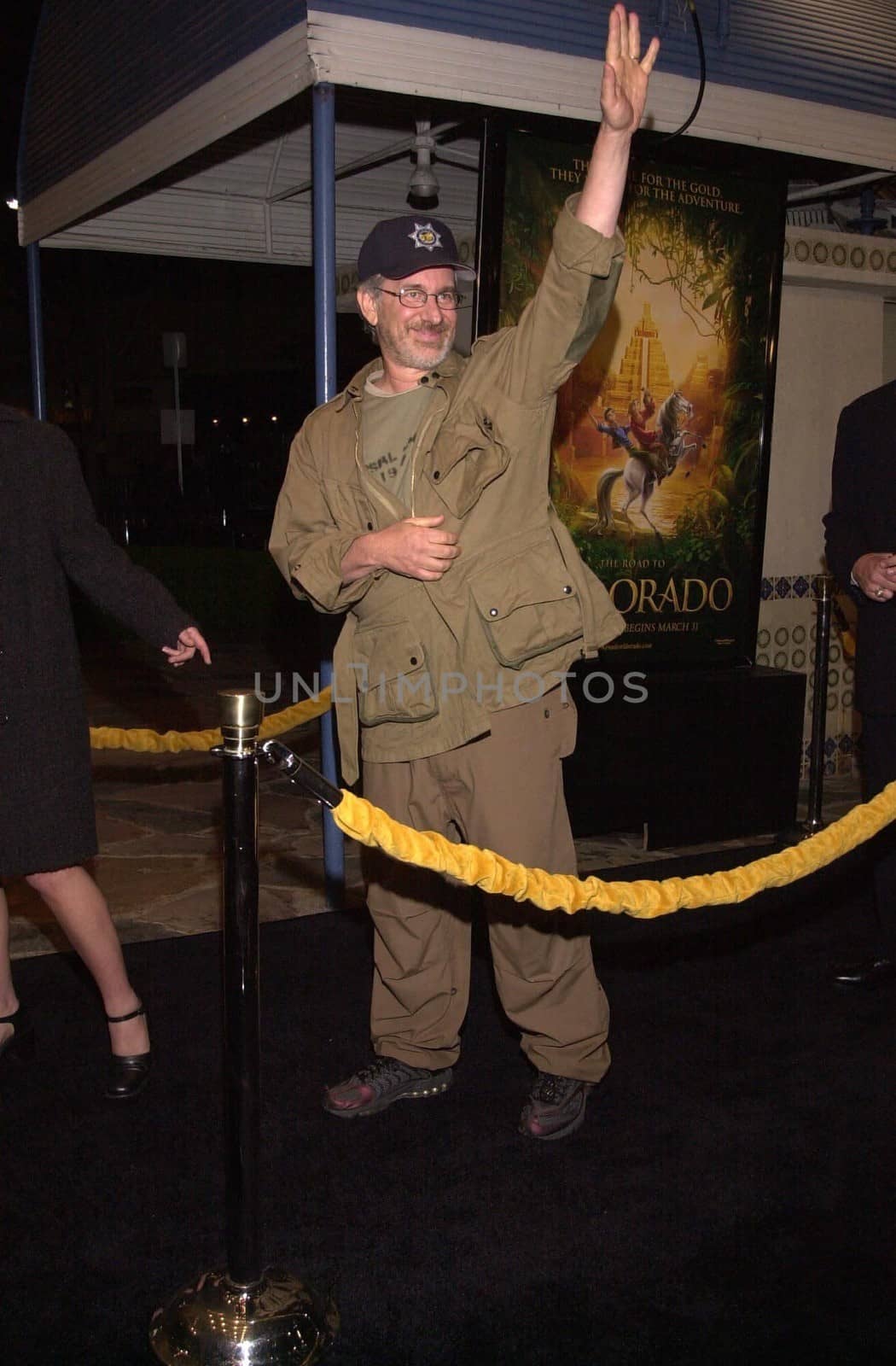 Steven Spielberg at the premiere of Dreamwork's "THE ROAD TO EL DORADO" in Westwood, 03-29-00