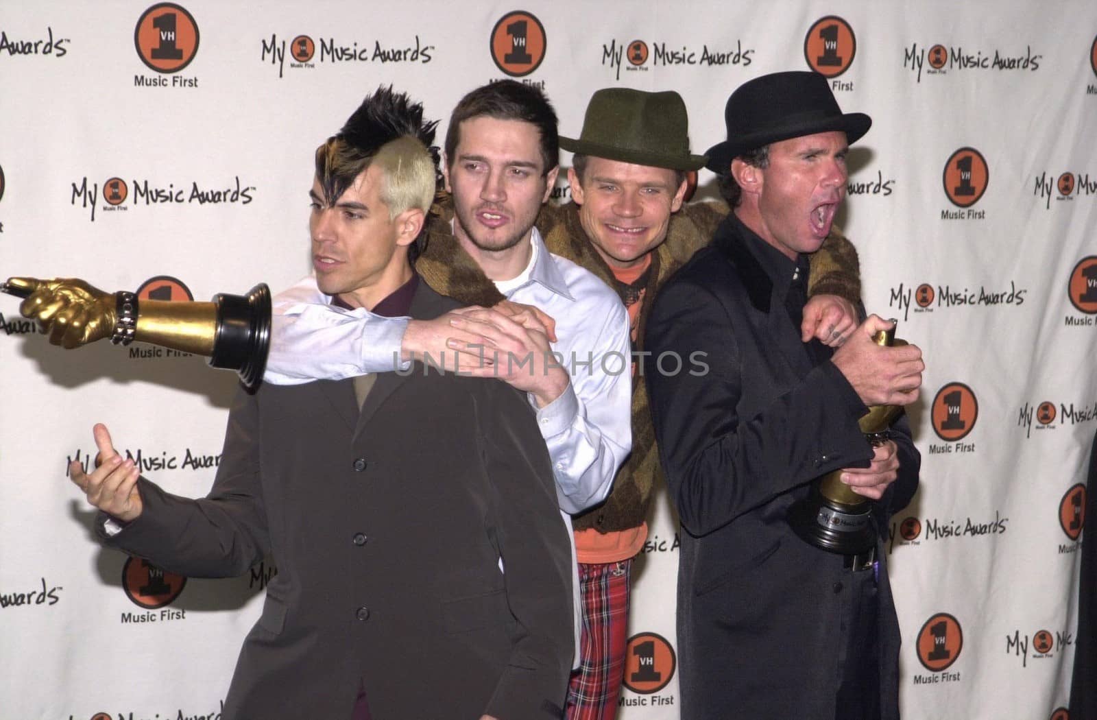 Red Hot Chili Peppers at the First Annual VH-1 My Music Awards in Los Angeles, 11-30-00
