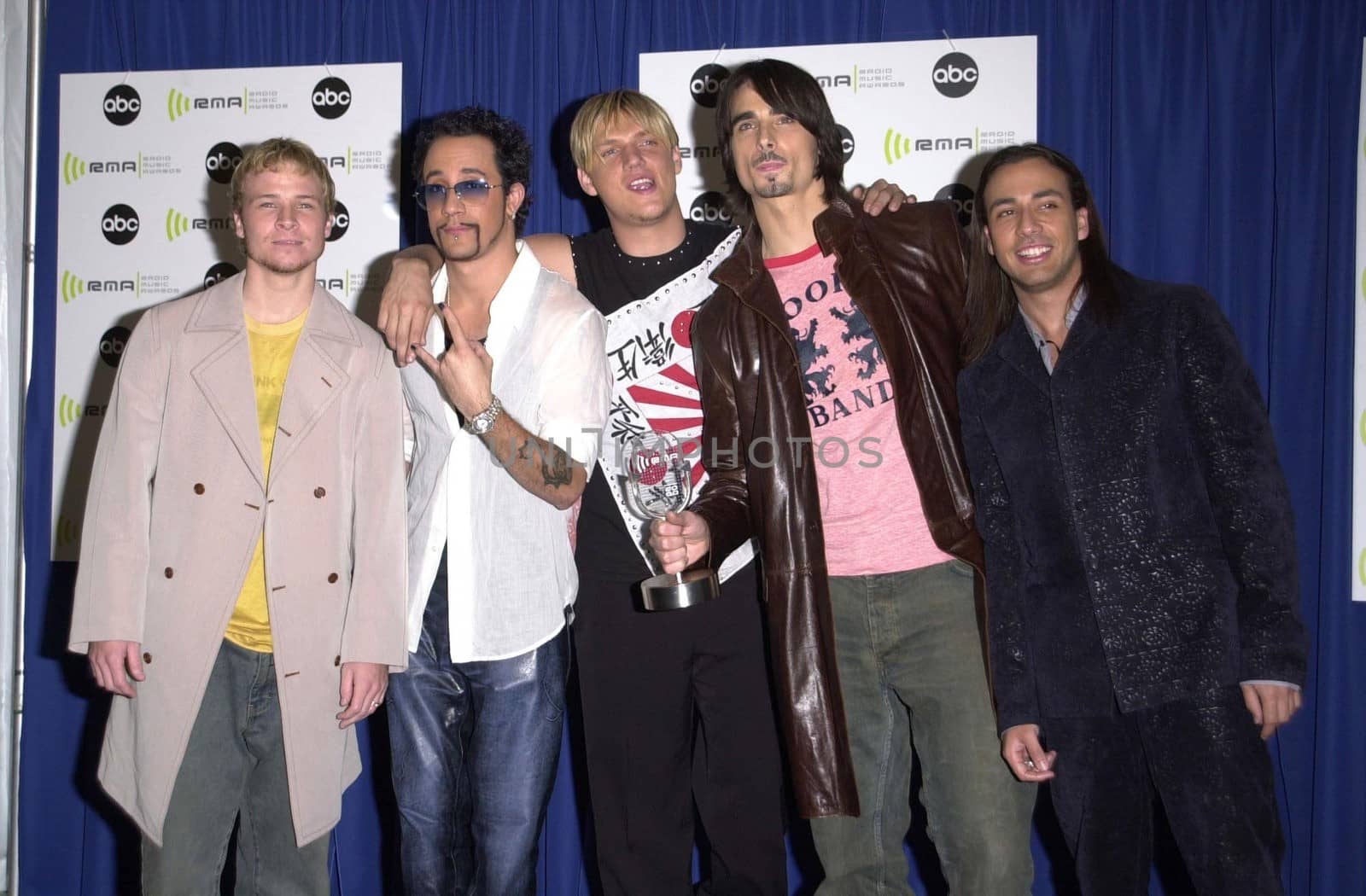 Backstreet Boys at the 2000 Radio Music Awards held at the Aladdin Hotel, Las Vegas, 11-01-00