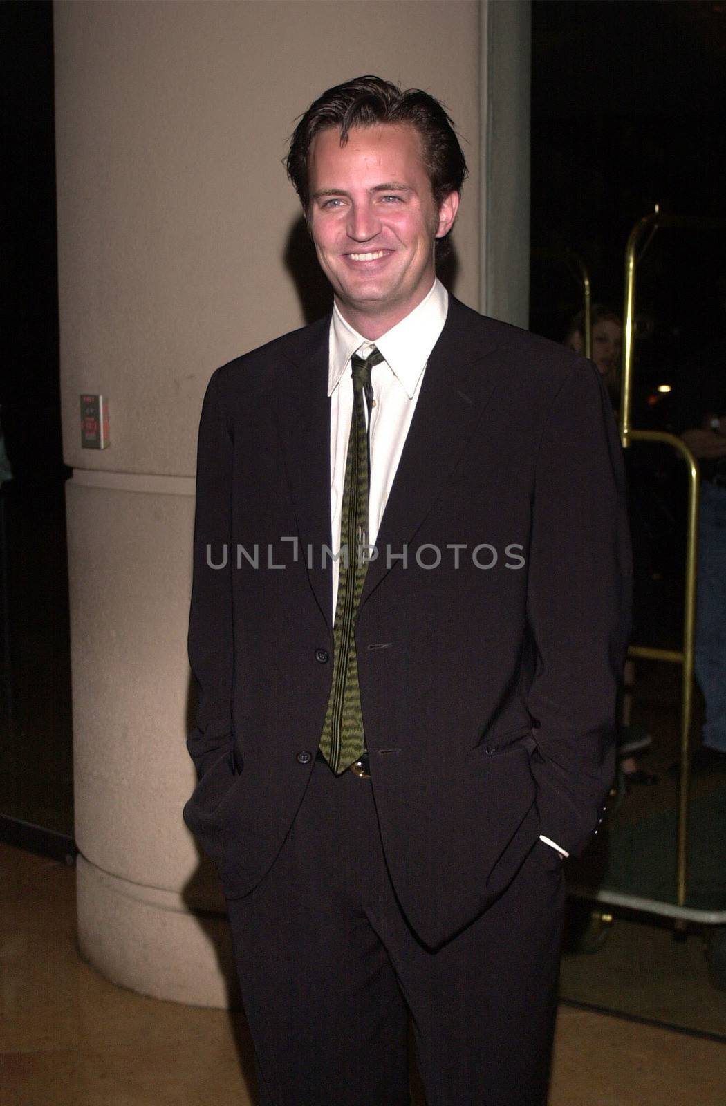Matthew Perry at the Lily Claire Foundation's third annual dinner to fight birth defects, Beverly Hills, 10-14-00