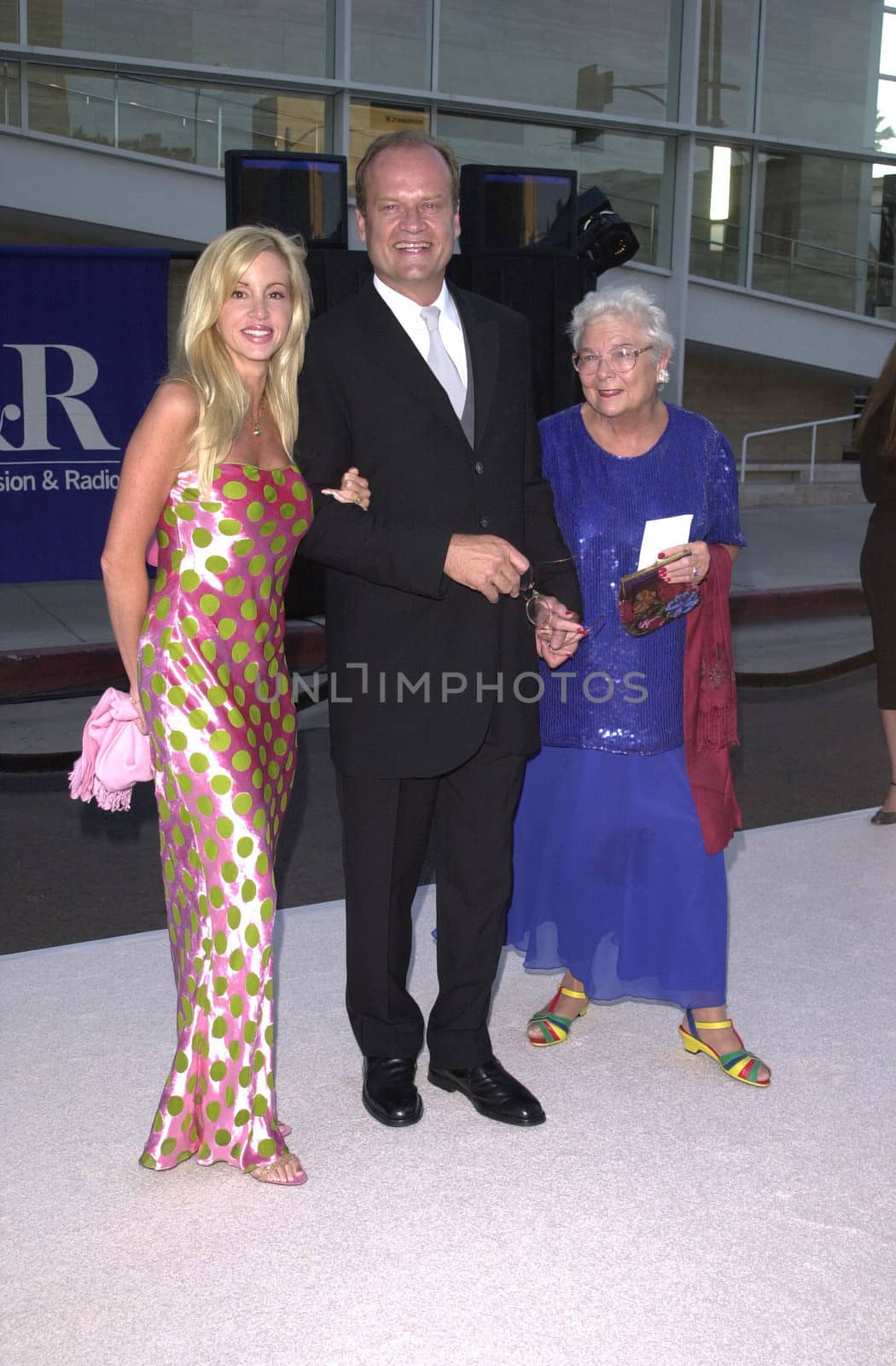 Kelsey Grammer, wife Camille, mother Sally at the Museum of Television & Radio 5th Gala in Beverly Hills. 09-24-00