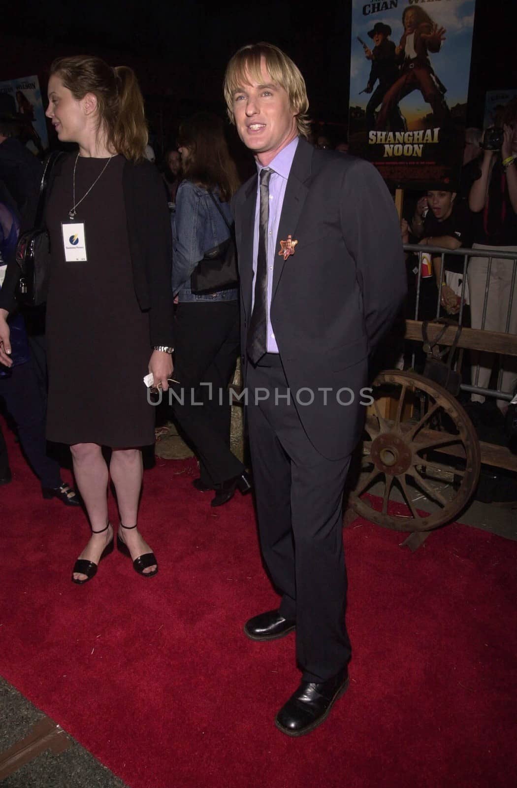 Owen Wilson at the premiere of Touchstone's "Shanghai Noon" in Hollywood, 05-23-00