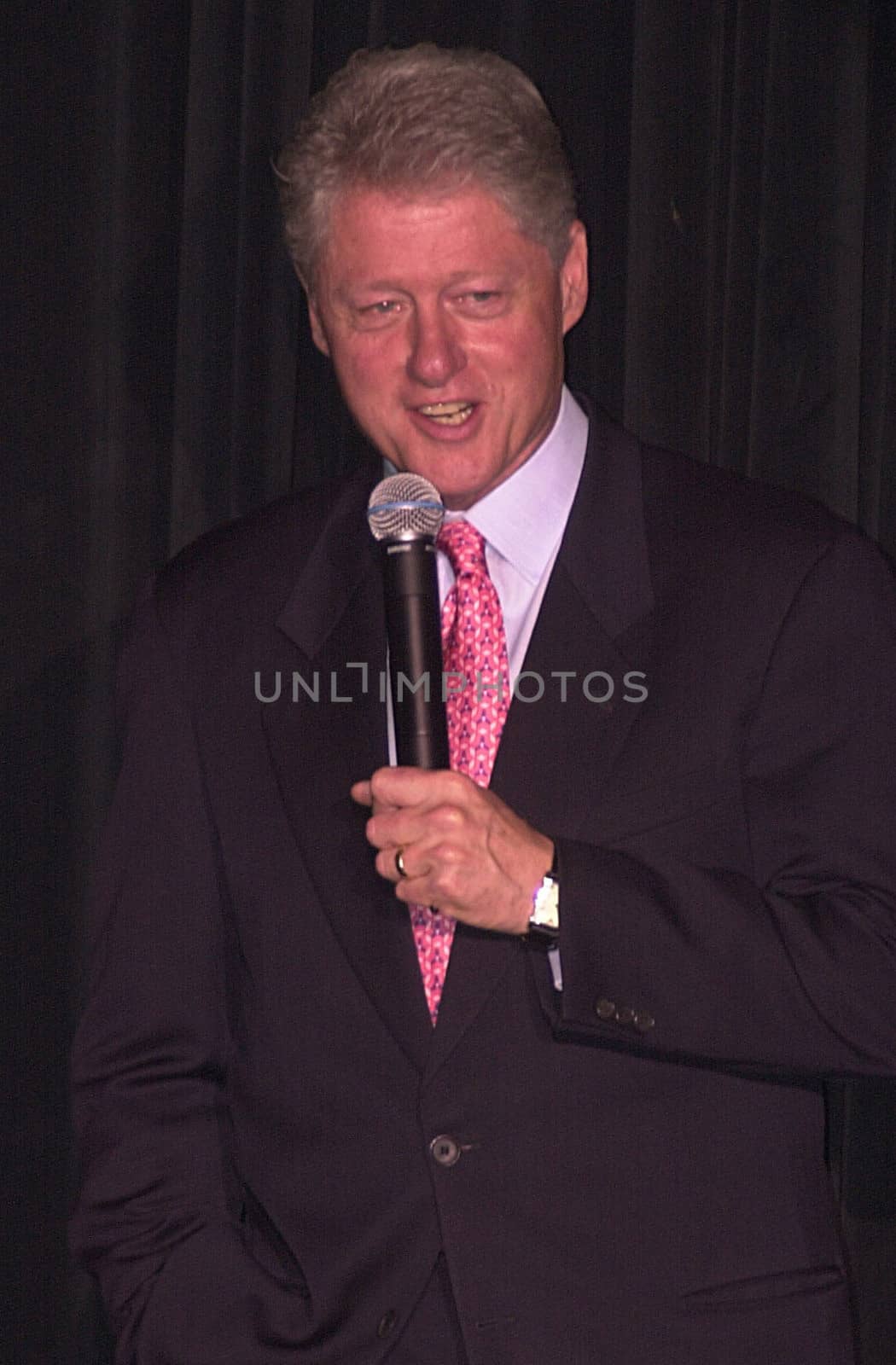 Bill Clinton at the 2001 Radio and Records Convention, Century Pl;aza Hotel, Century City, 06-14-01