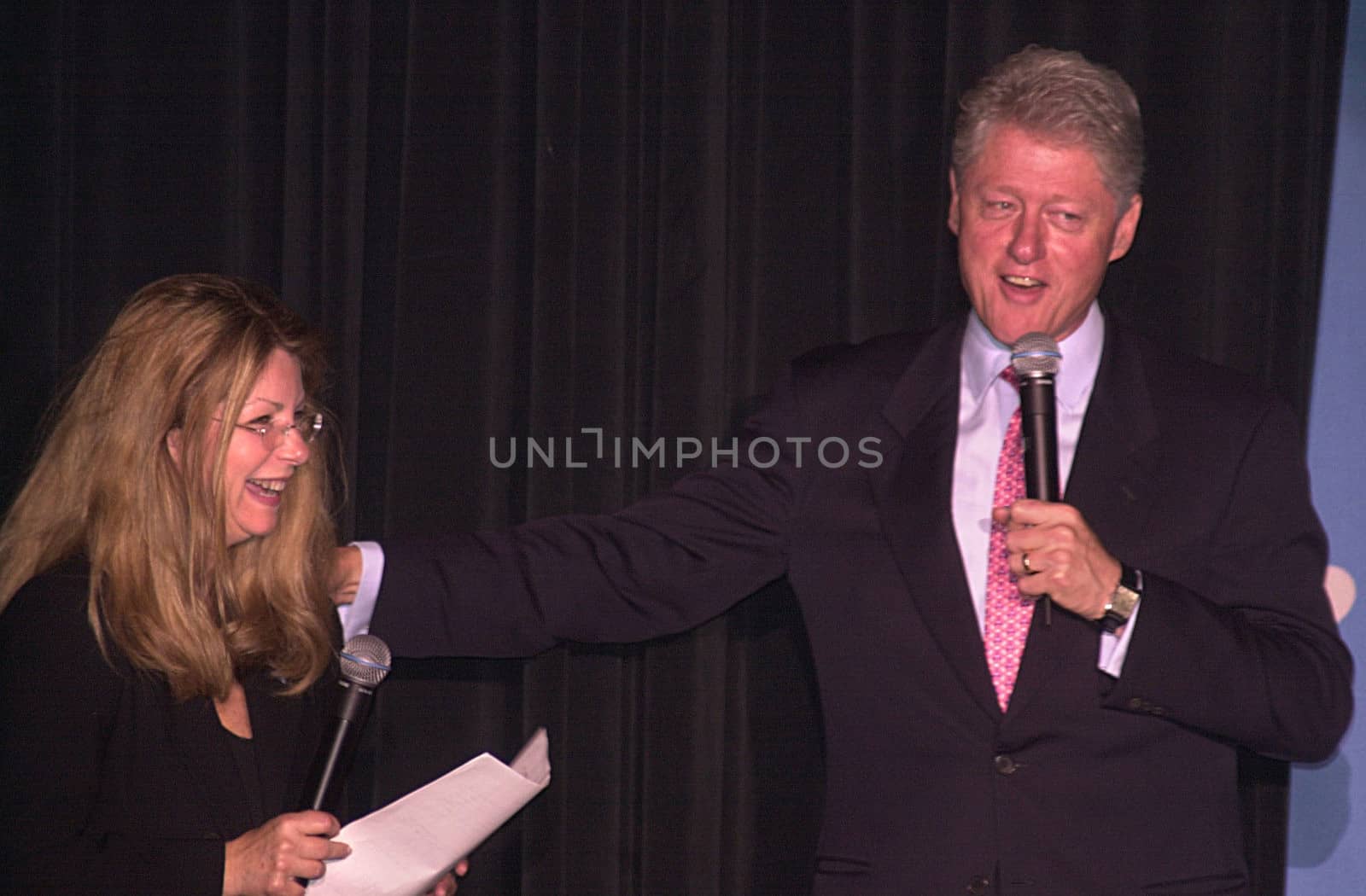 Bill Clinton at the 2001 Radio and Records Convention, Century Pl;aza Hotel, Century City, 06-14-01