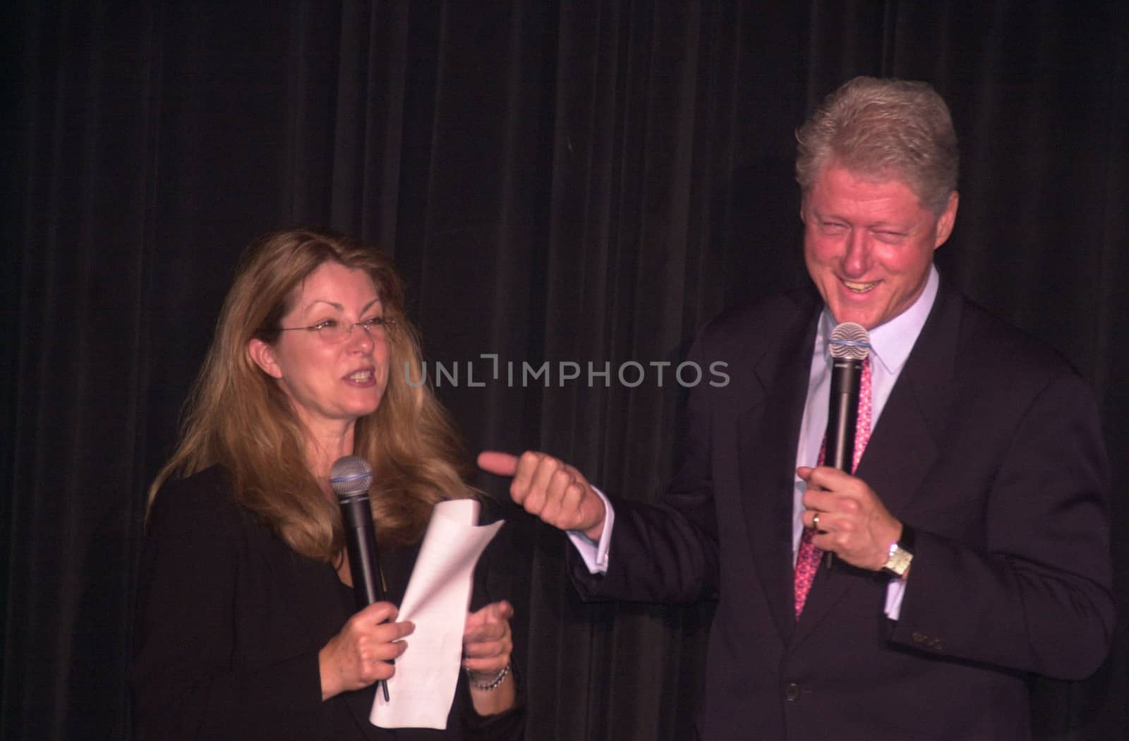 Bill Clinton at the 2001 Radio and Records Convention, Century Pl;aza Hotel, Century City, 06-14-01