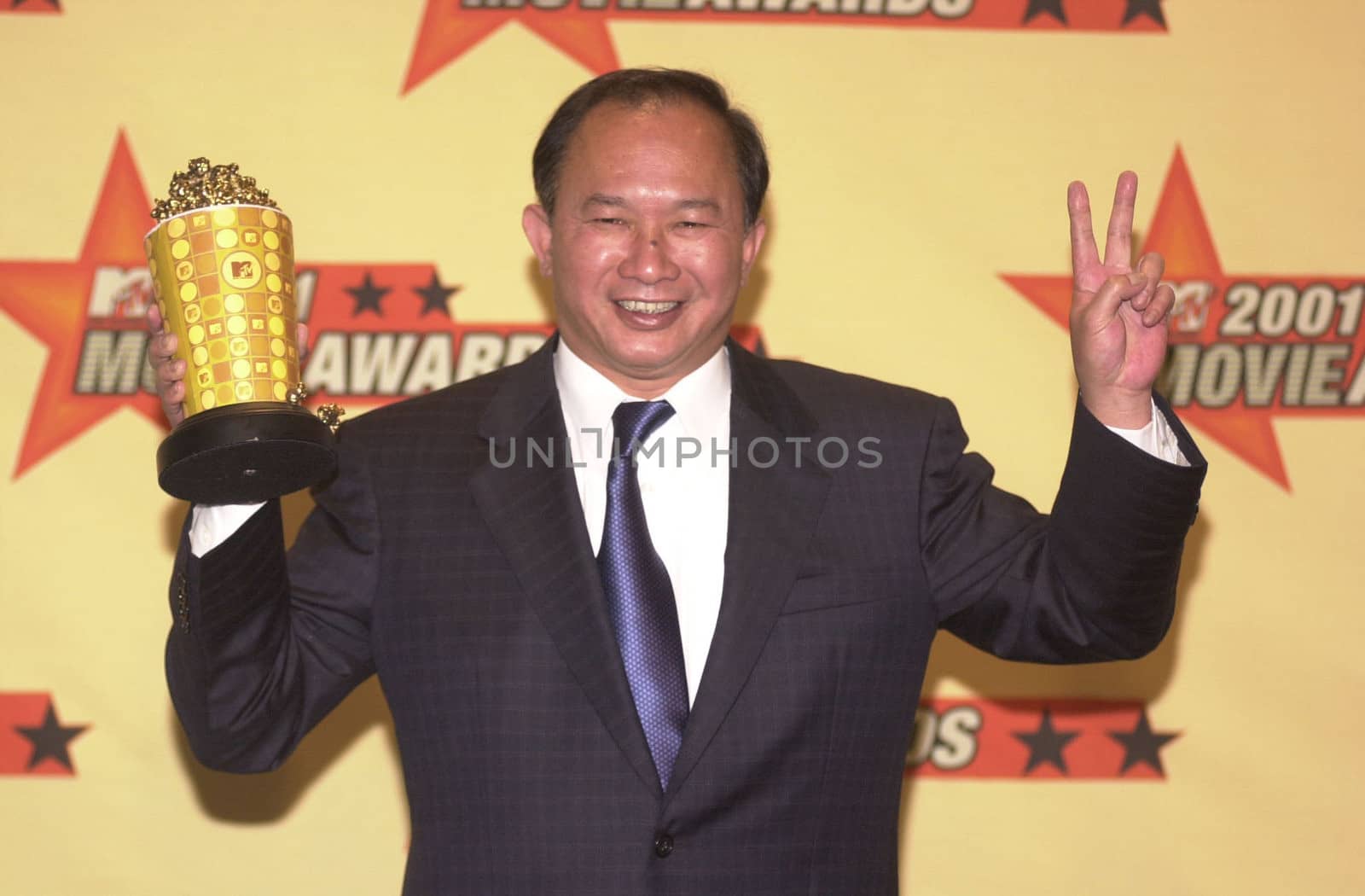 JOHN WOO at the 2001 MTV Movie Awards, Shrine Auditorium, Los Angeles, 06-02-01