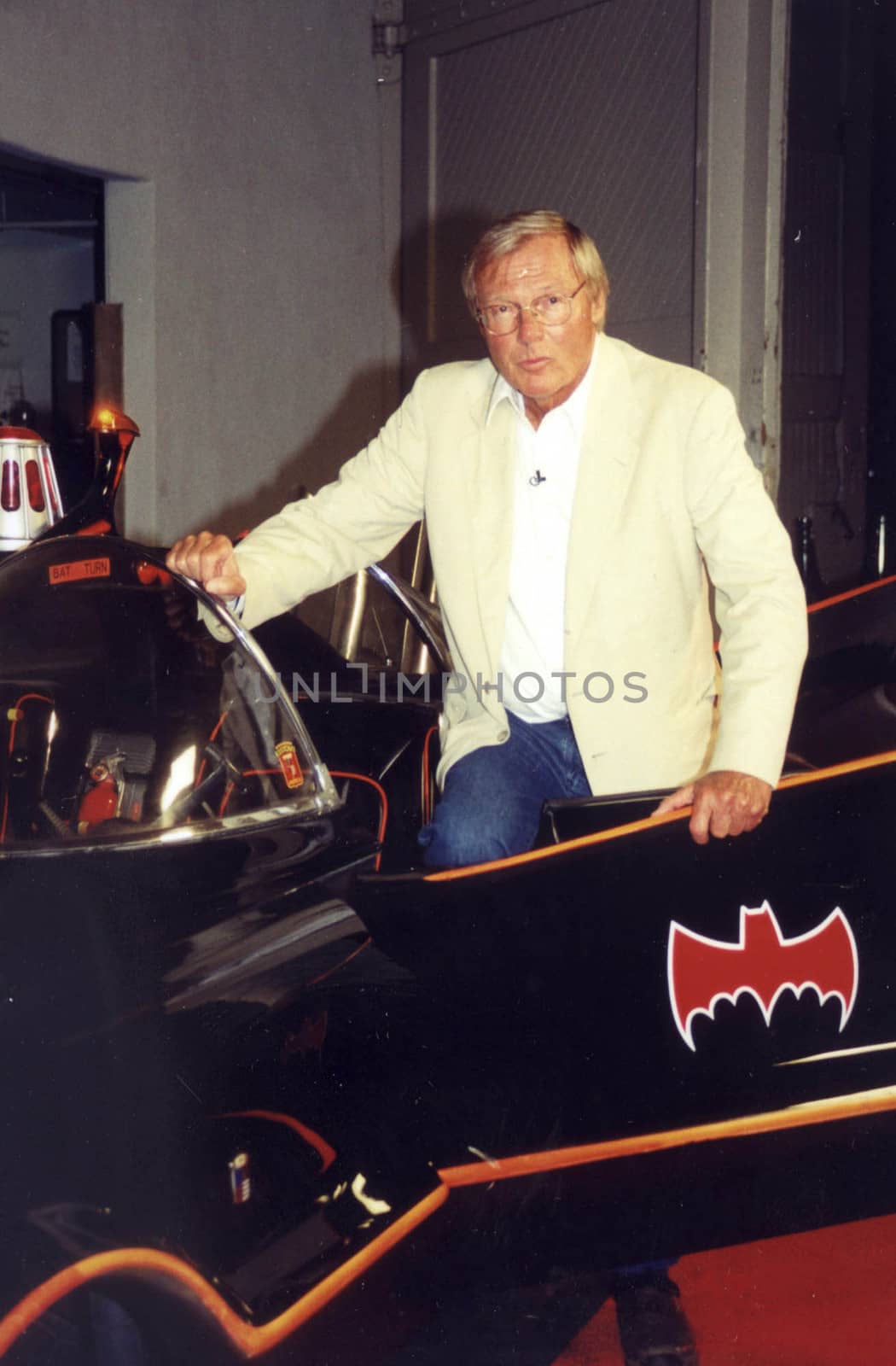 ADAM WEST on the set of "The Man Show" in Hollywood, 06-21-01 on the set of "The Man Show" in Hollywood, 06-01-01