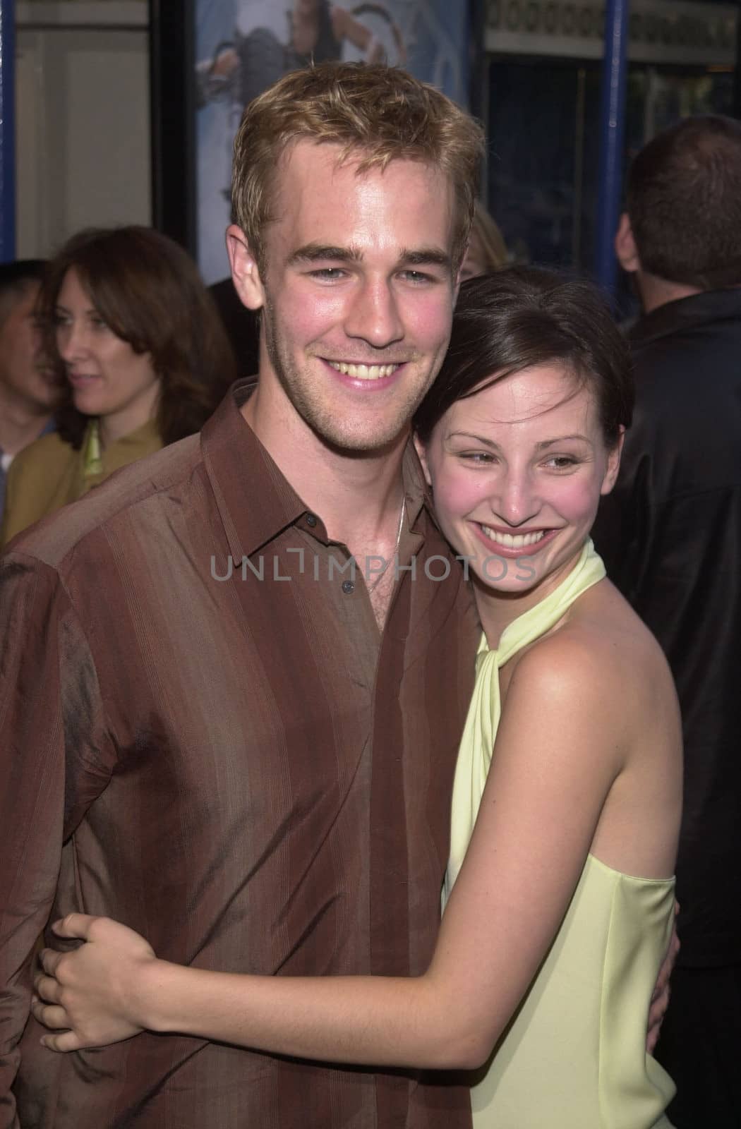 James Van Der Beek and Date at the premiere of Paramount's "LARA CROFT: TOMB RAIDER" at Mann's Village Theater, Westwood, 06-11-01