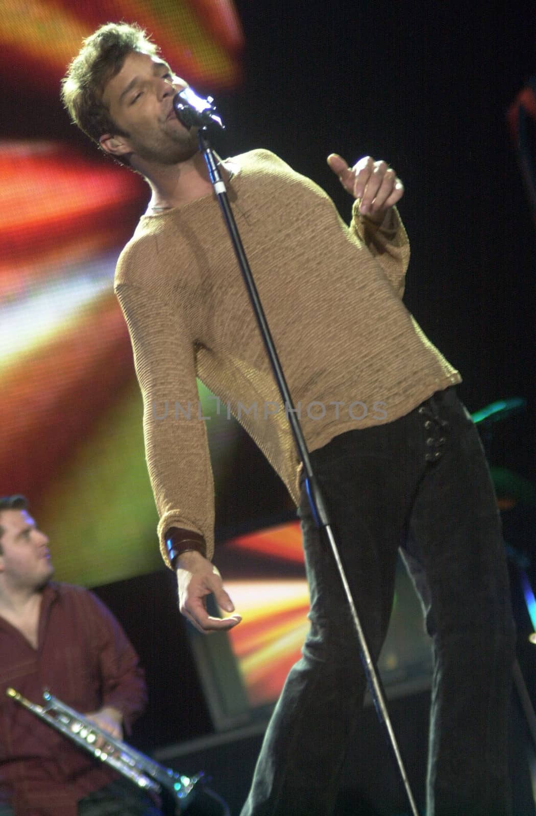 Ricky Martin at the KIIS FM annual Wango Tango concert, Dodger Stadium, 06-01-01