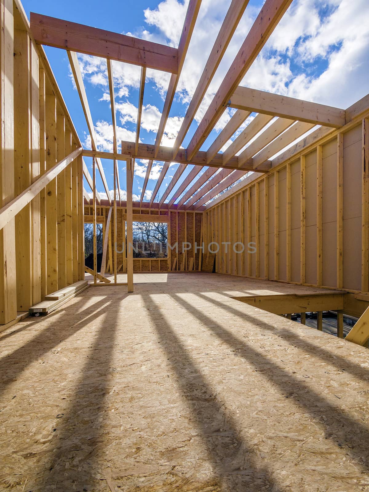 New framing construction of a house by f/2sumicron
