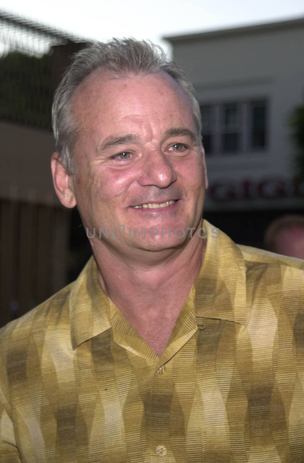 BILL MURRAY at the premiere of Warner Brothers "Osmosis Jones" at the Egyptian Theater, Hollywood, 08-07-01