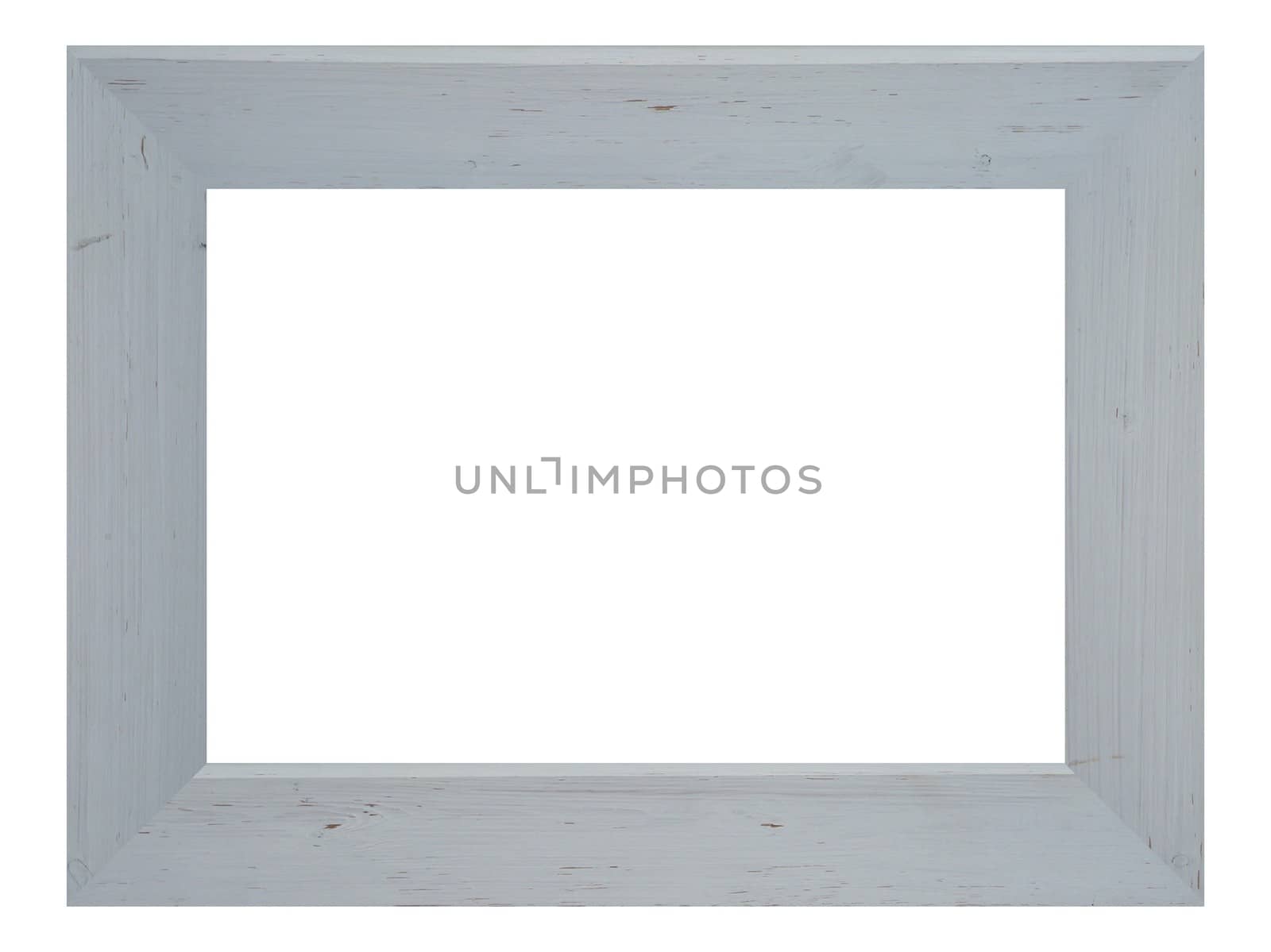 Illustration of a white wooden frame