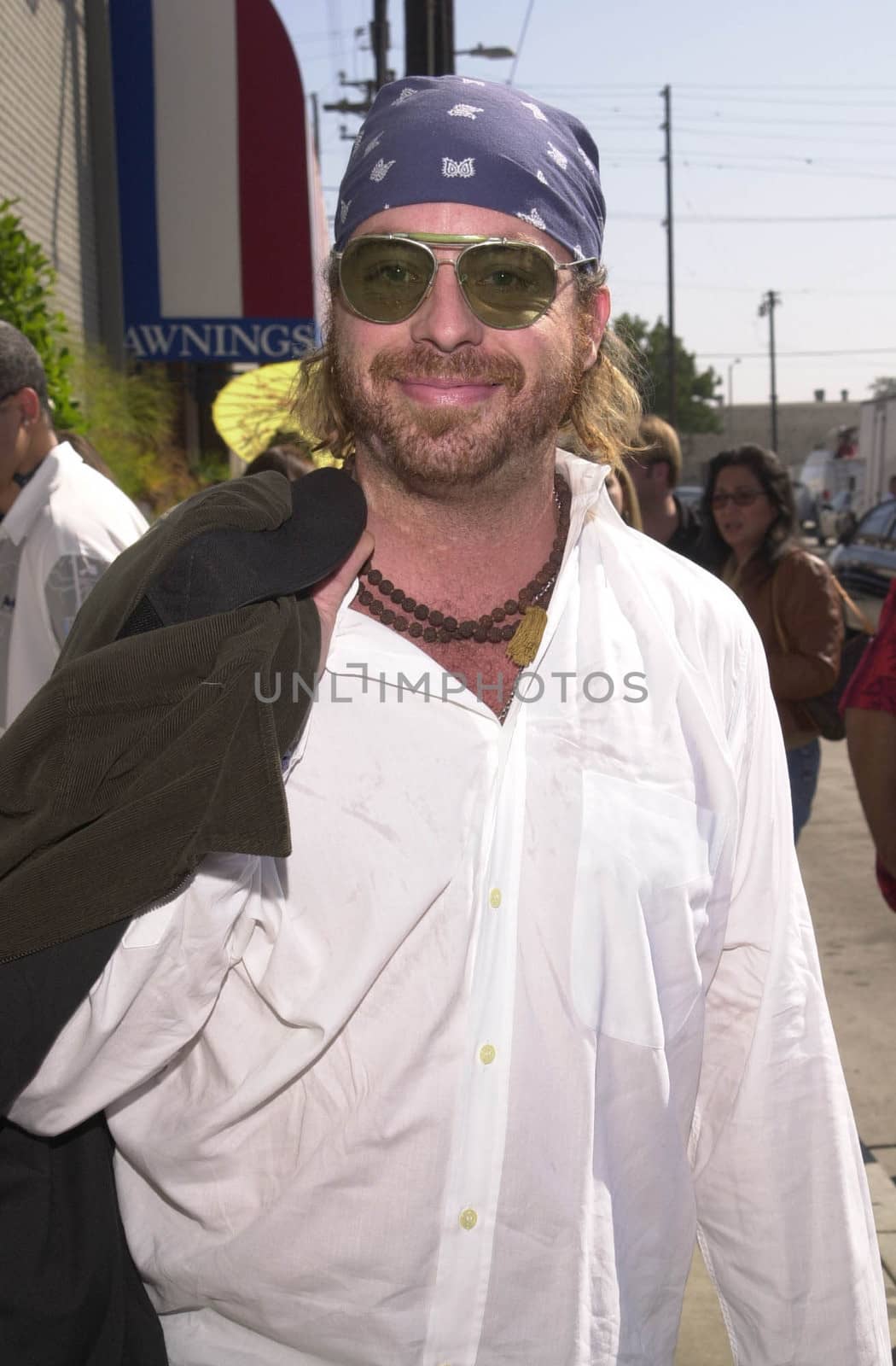 LEIF GARRETT at the celebrity recording of "We Are Family" to benefit the victims of New York's 9-11 tragedy, 09-23-01