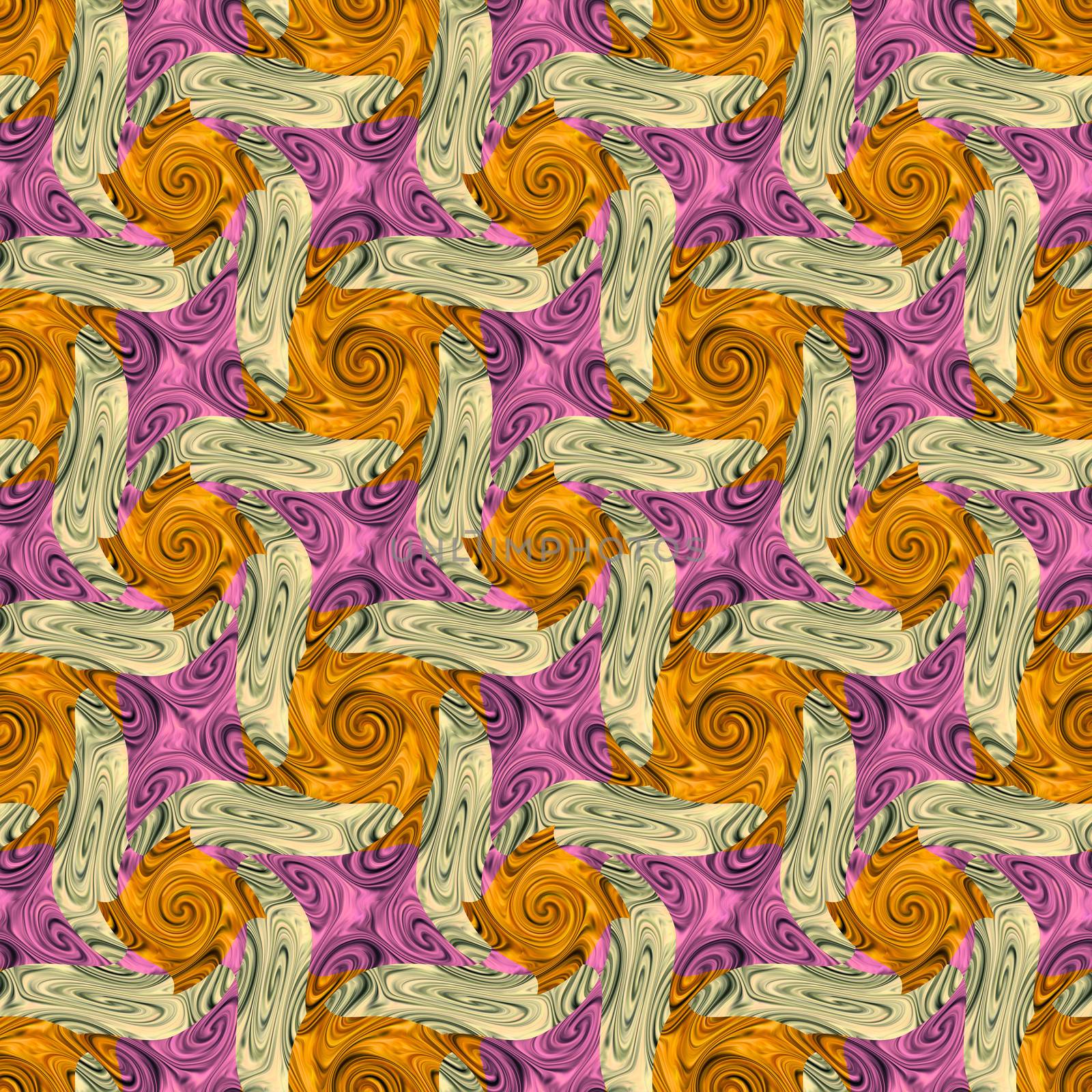 Twirls abstract. Seamless colorful abstract background pattern