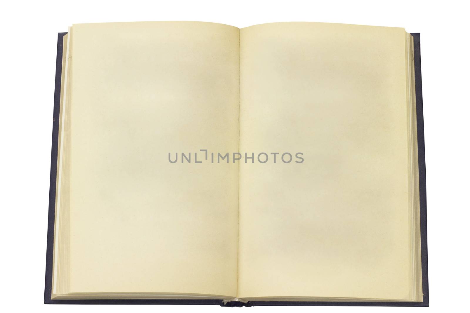 Open old book. Page without the text by cherezoff