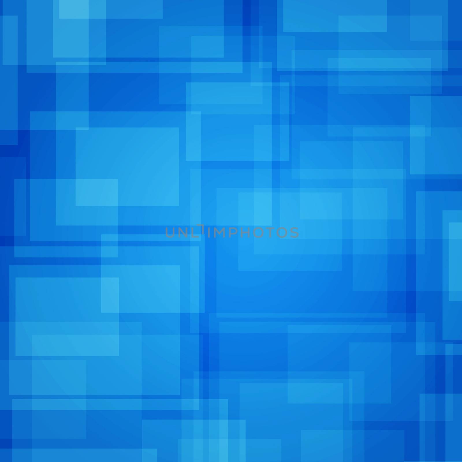 Abstract futuristic background. Blue rectangles by cherezoff