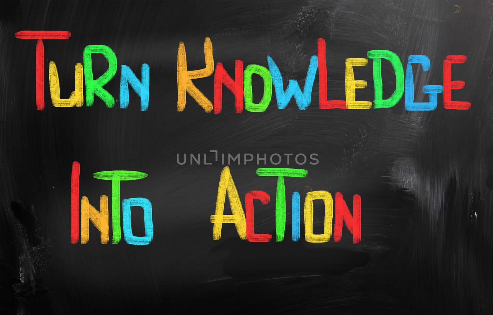 Turn Knowledge Into Action Concept by KrasimiraNevenova