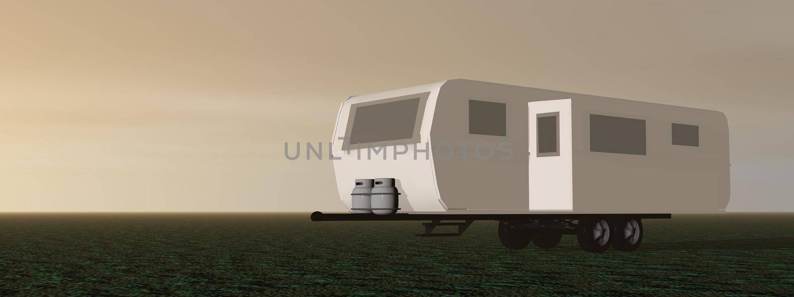 Caravan - 3D render by Elenaphotos21