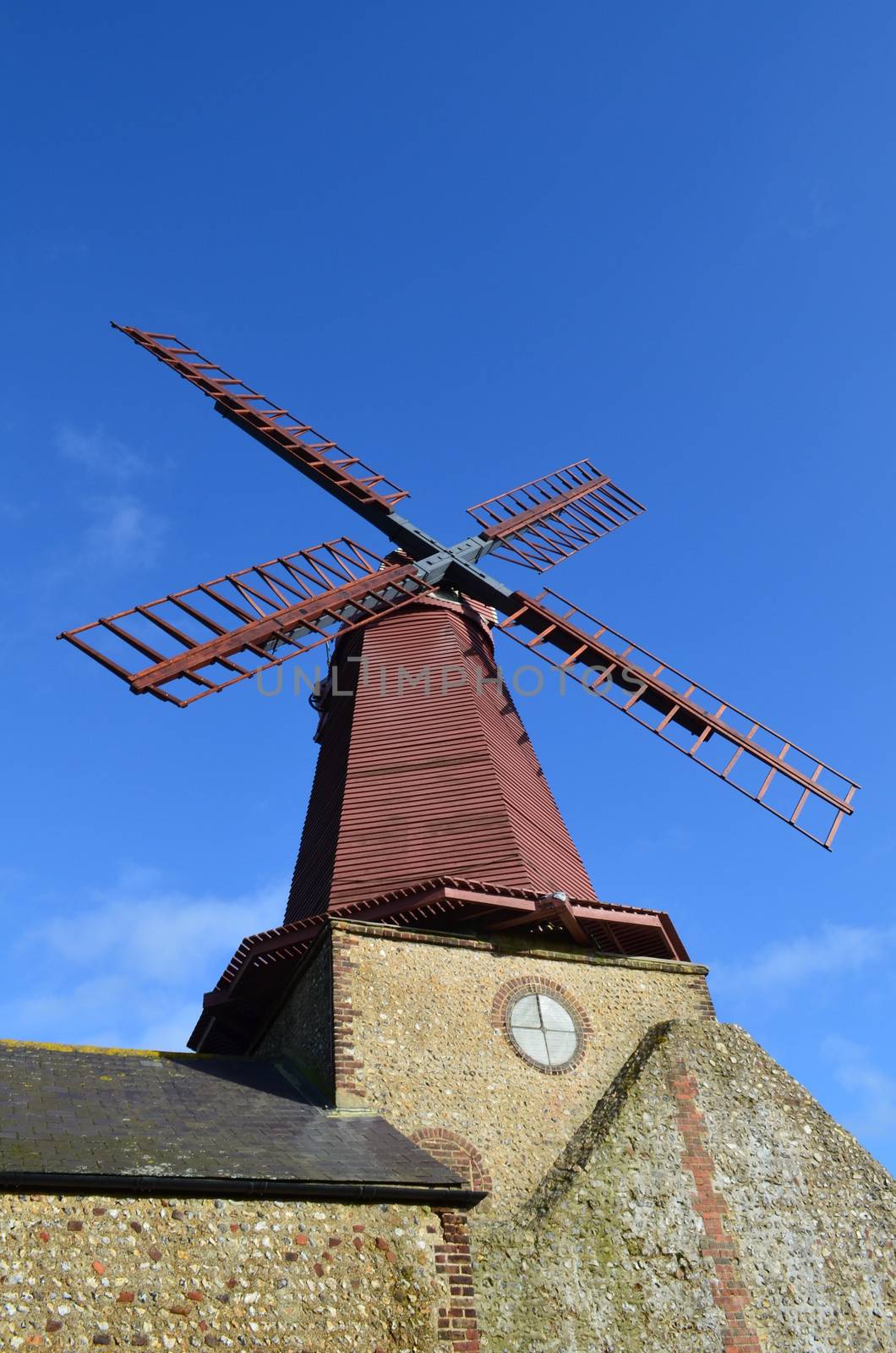 West Blatchington Windmill near Brighton,Sussex,England.Built in the 1820's and was painted by the famous artist John Constable in 1825.