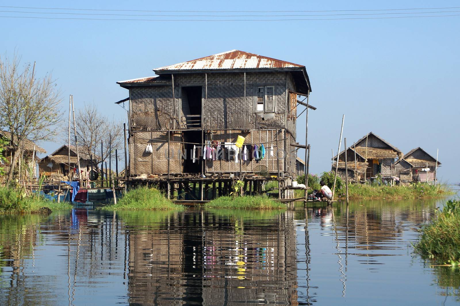 Inle Lake, Myanmar, Asia by alfotokunst