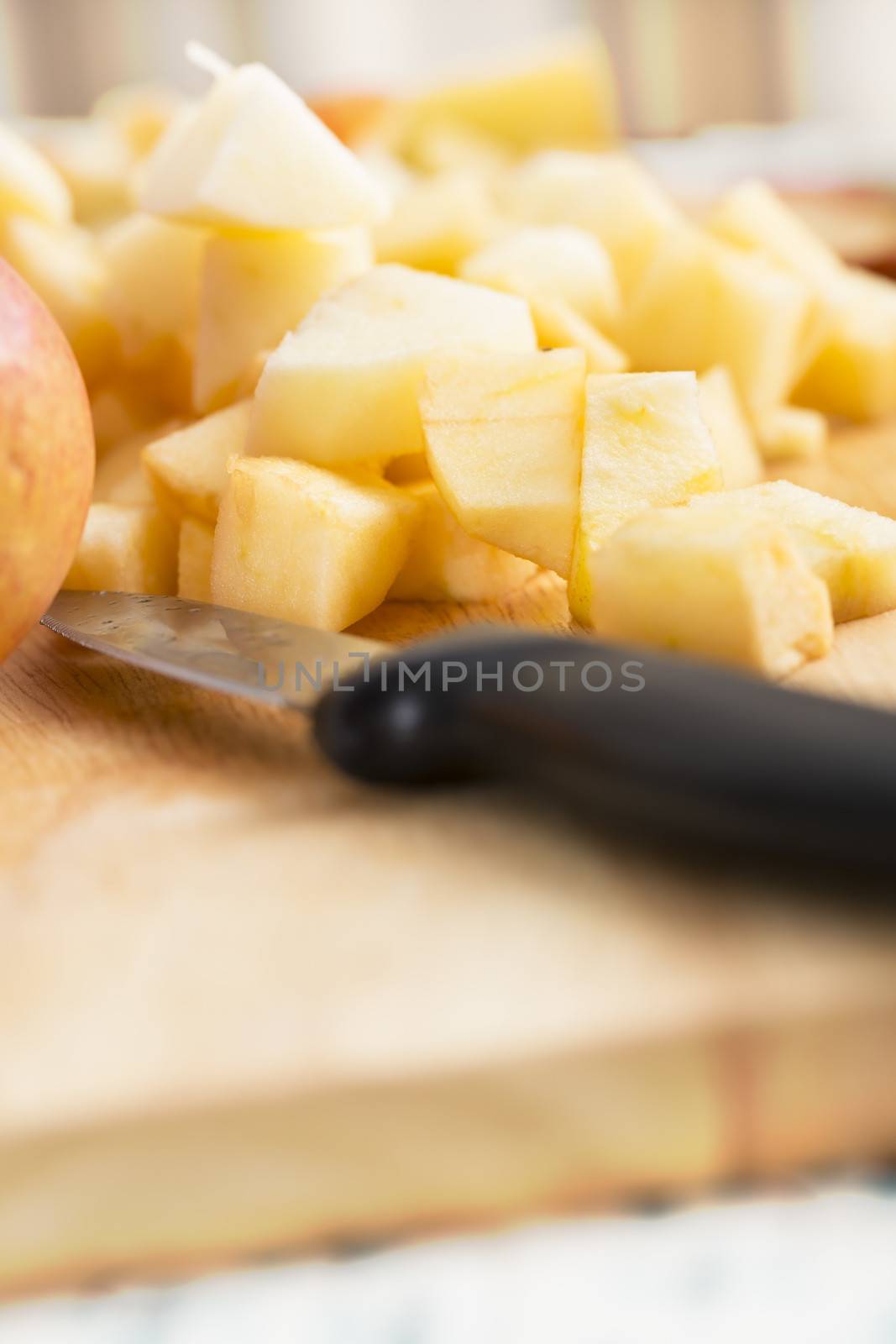 Chopped Apples by charlotteLake