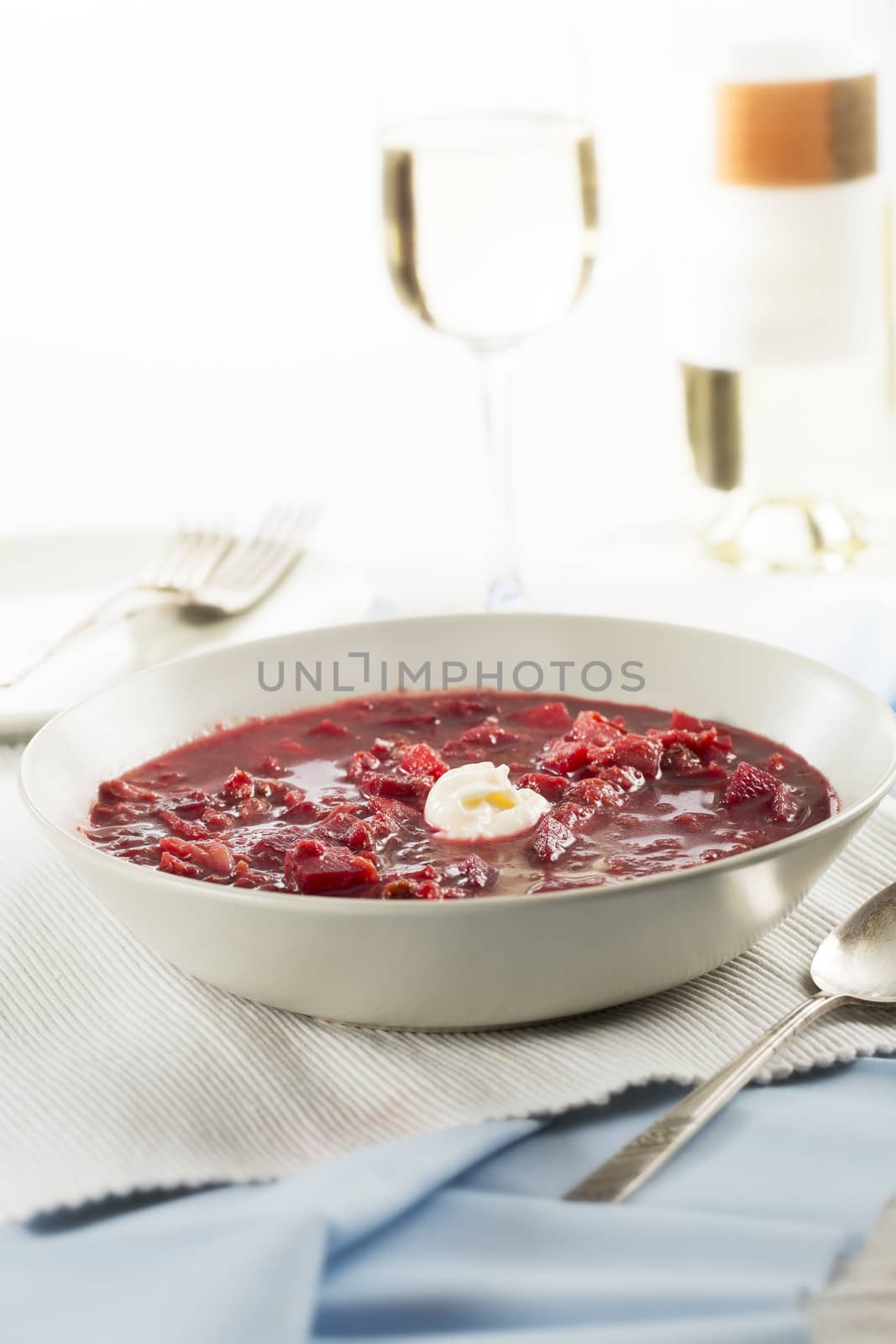 Borscht on Table by charlotteLake