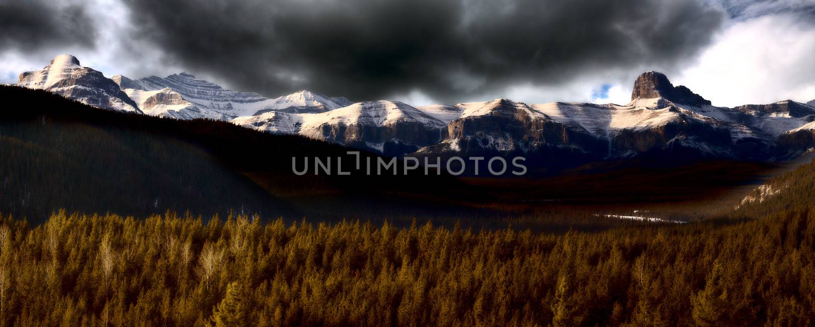 Rocky Mountains near Banff Canada by pictureguy