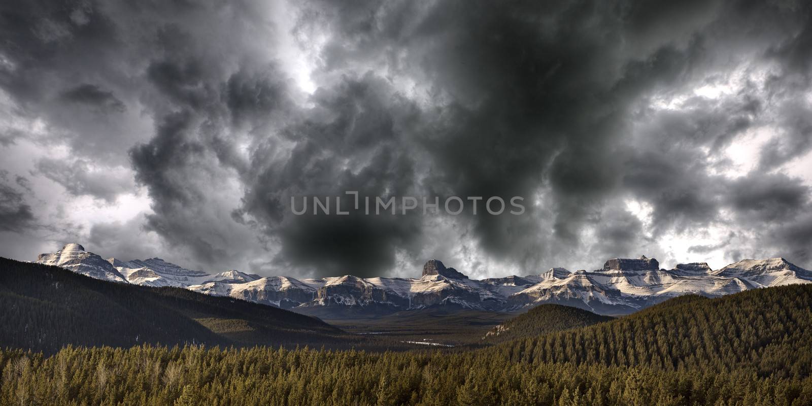Rocky Mountains near Banff Canada by pictureguy