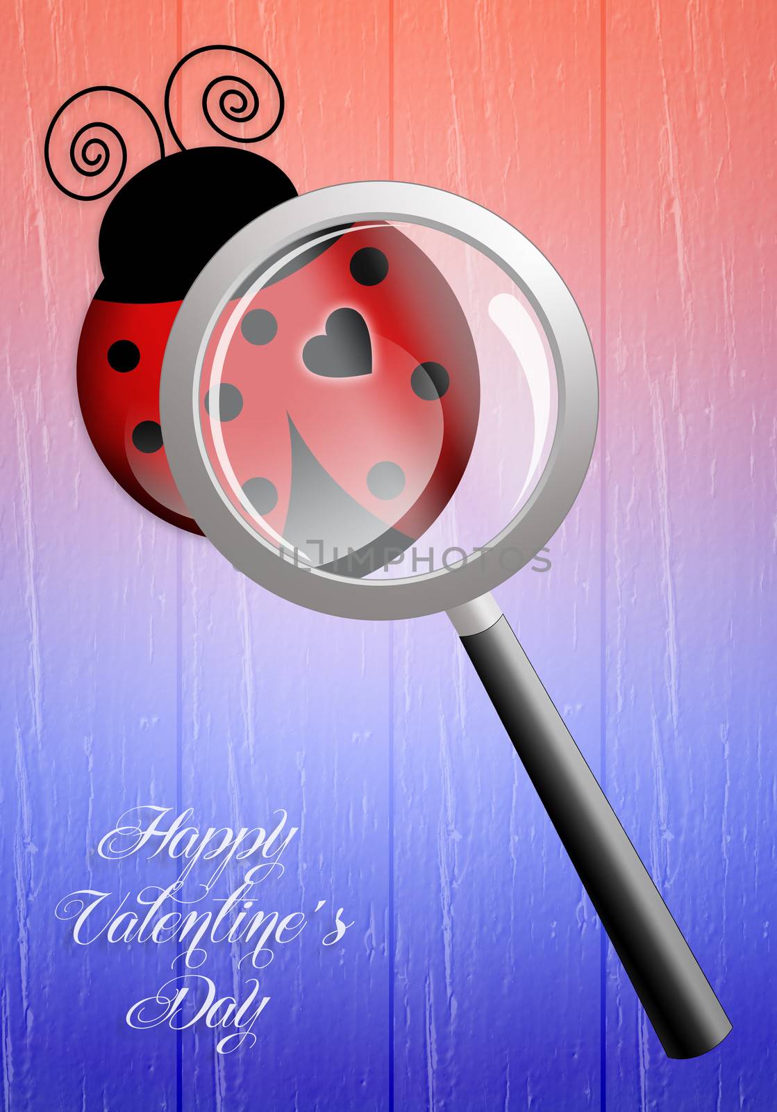 Ladybug with heart by sognolucido