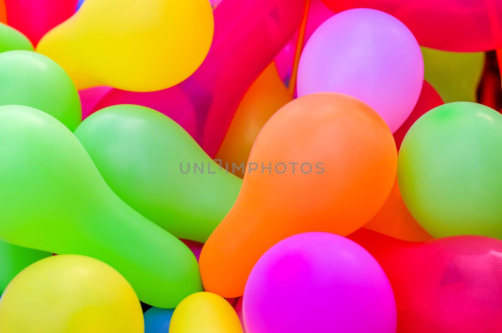 Colorful balloon background for decoration