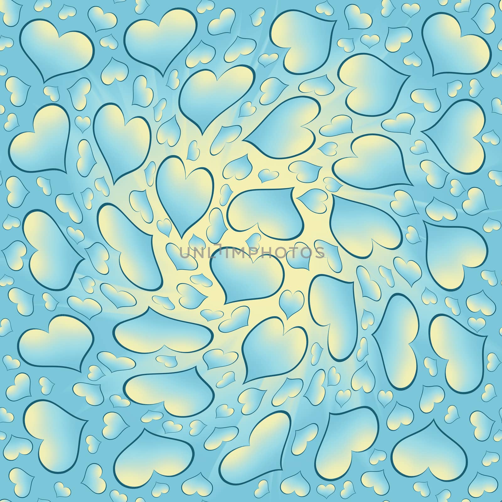 Love background. Abstract Valentine heart seamless pattern
