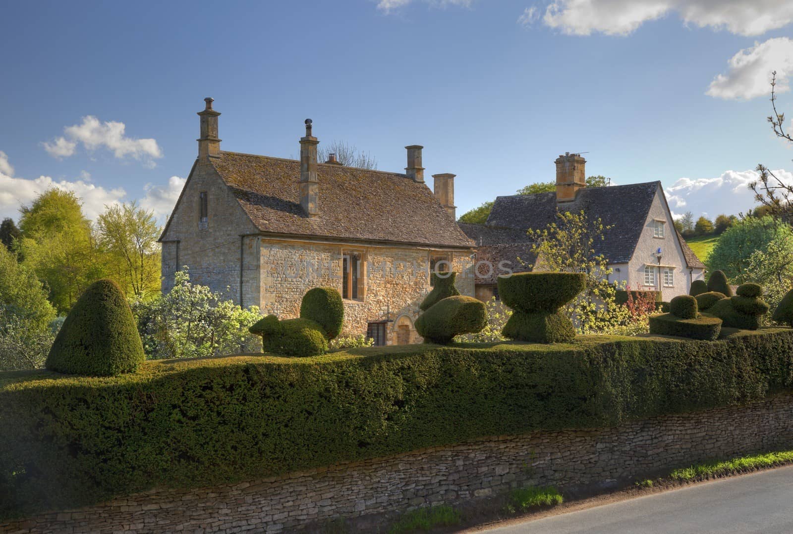 Cotswold property in the small village of Broad Campden near Chipping Campden, Gloucestershire, England.