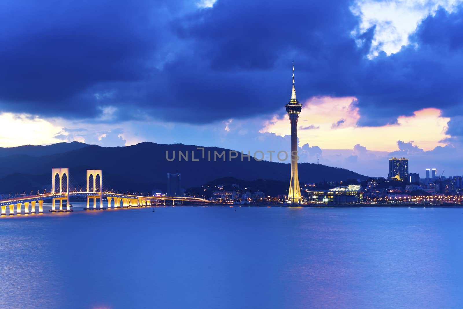 Macau at sunset