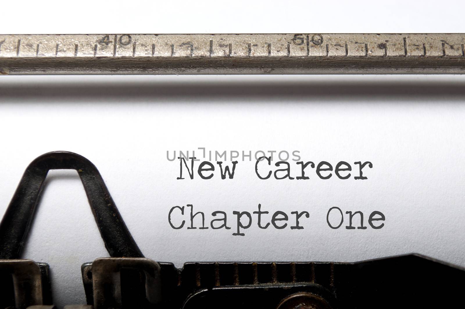New career, new start concept 