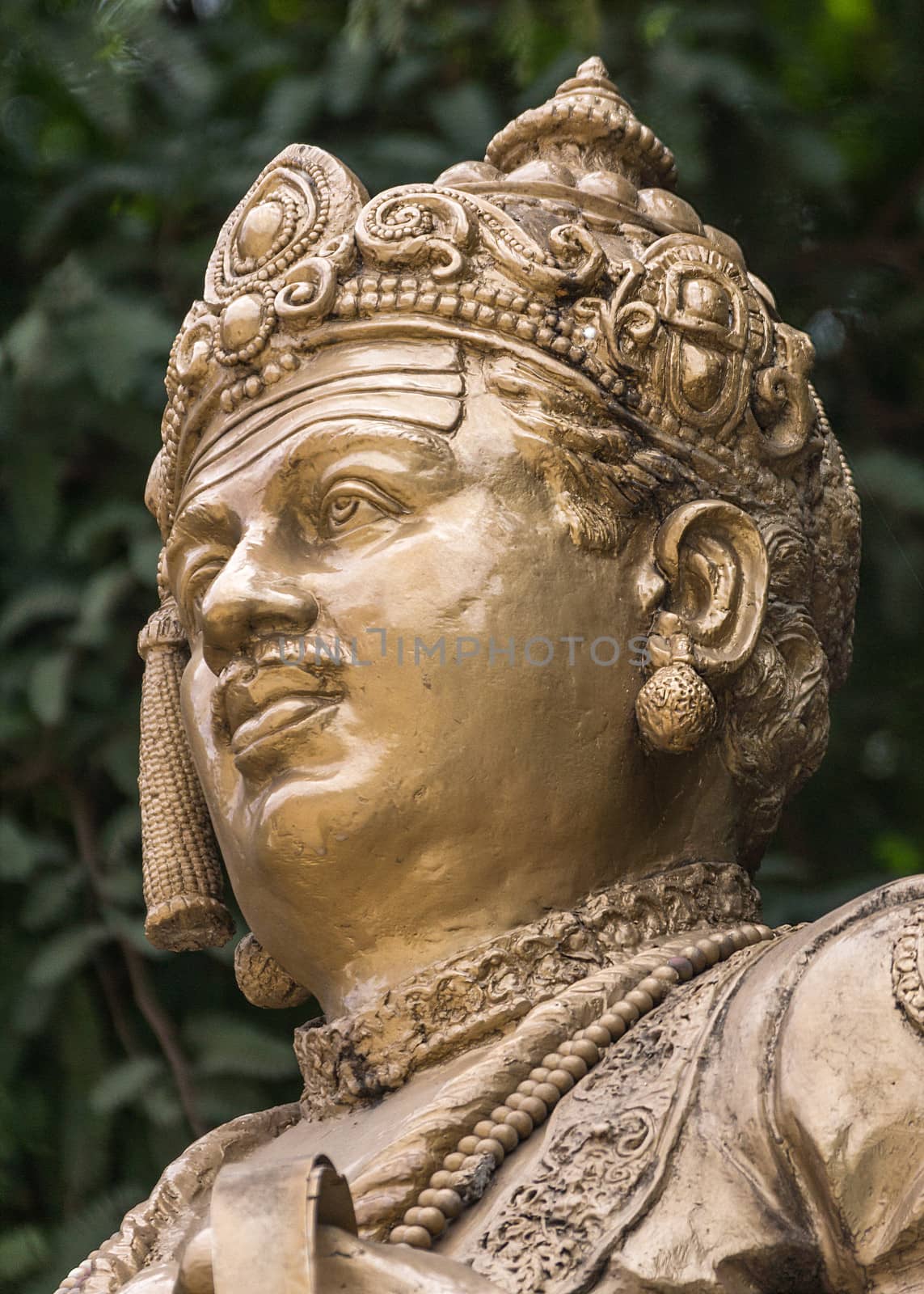 Head of Sri Basavanna on Bengaluru Statue. by Claudine