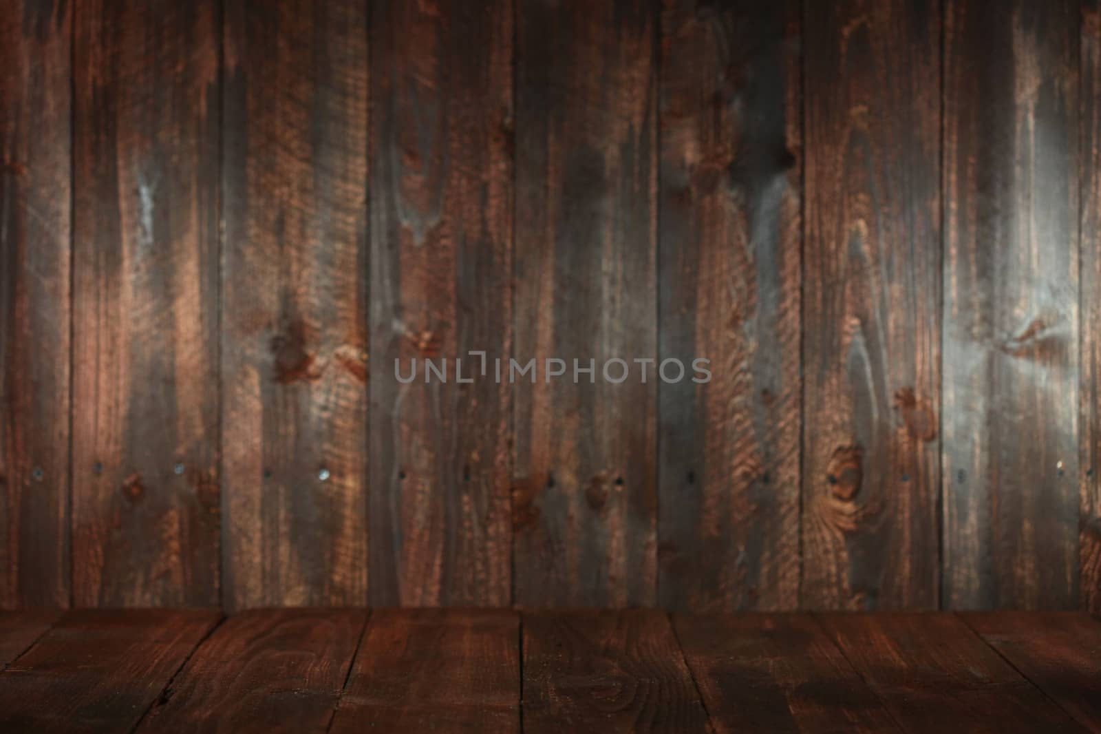 Wooden Grungy Empty Background. Insert Text or Objects by tobkatrina