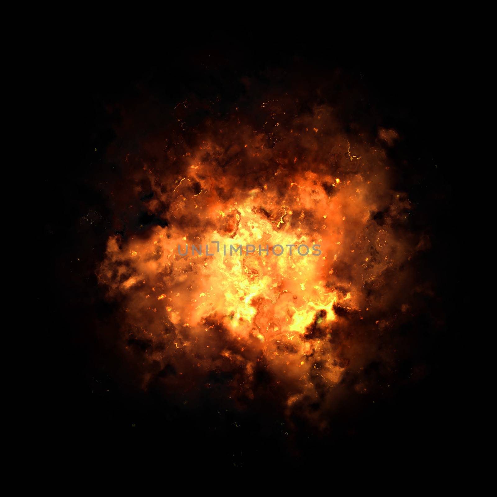 Fiery Exploding Burst by graficallyminded