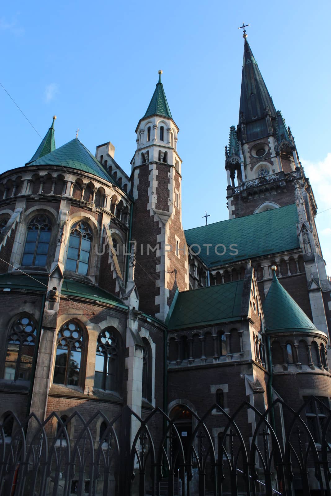 architectural ensemble of temple of st. Olga and Elisabeth in Lvov city