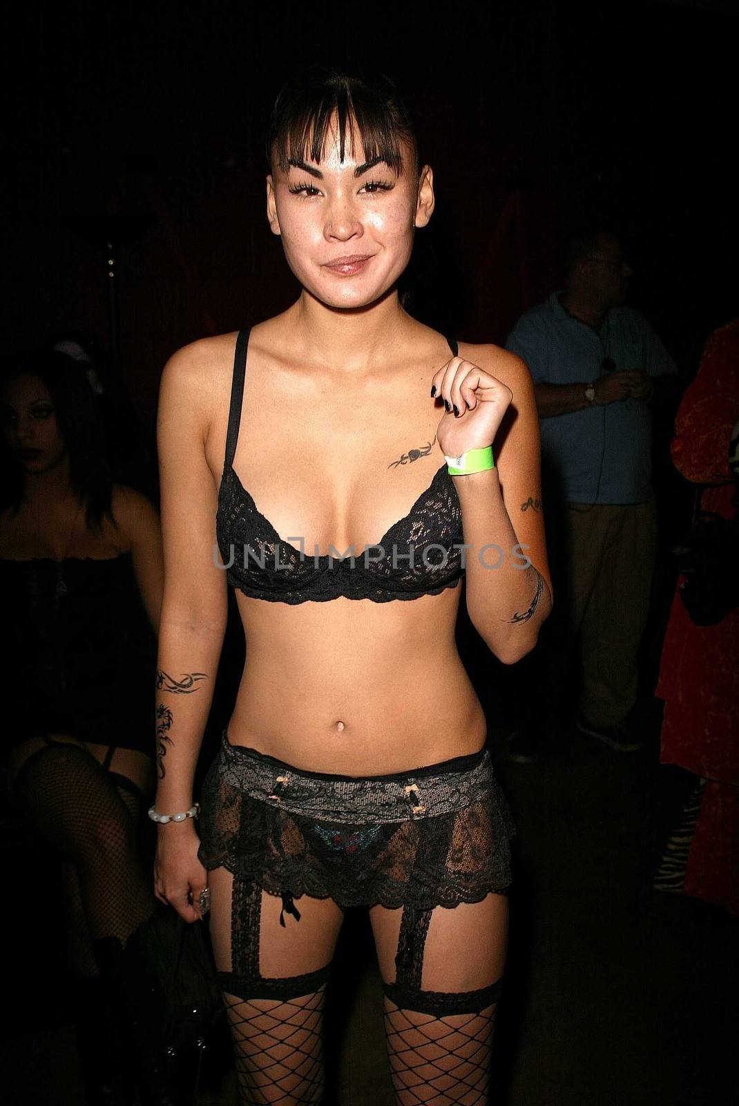 Jade Hsu at the Naked Halloween Ball, The Score, Los Angeles, CA 10-25-03