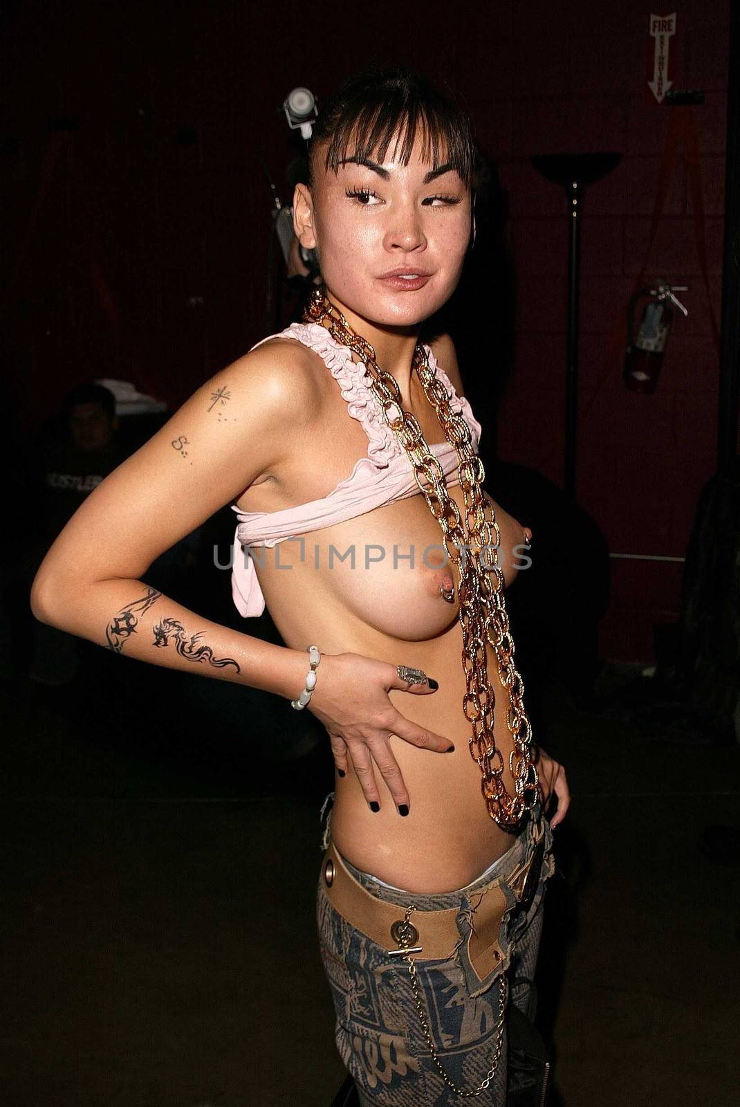 Jade Hsu at the Naked Halloween Ball, The Score, Los Angeles, CA 10-25-03