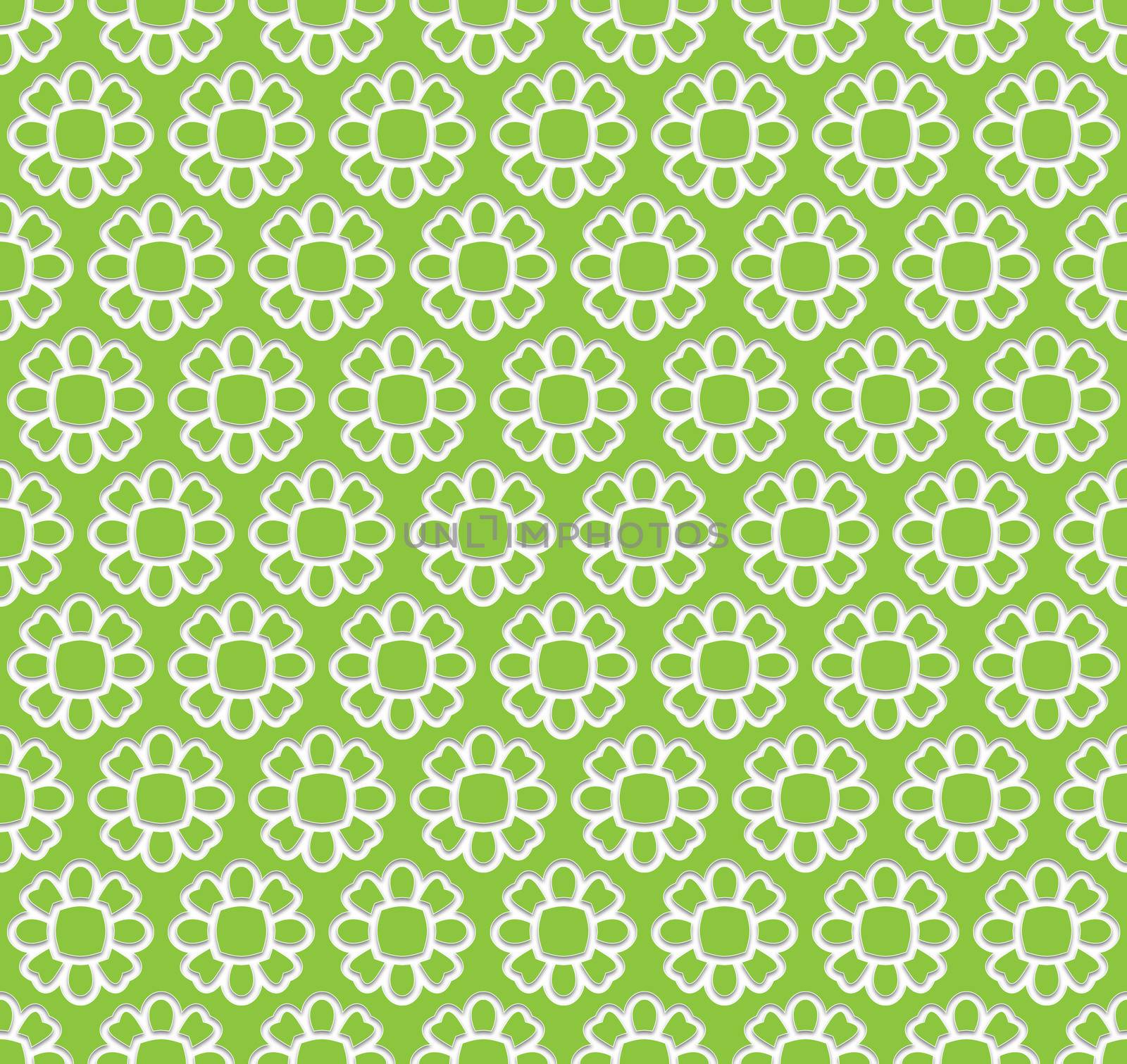 Background or pattern flower green color and white lines