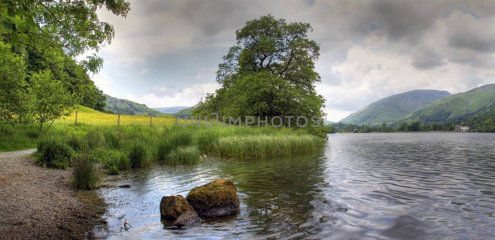 Grasmere Panorama by andrewroland