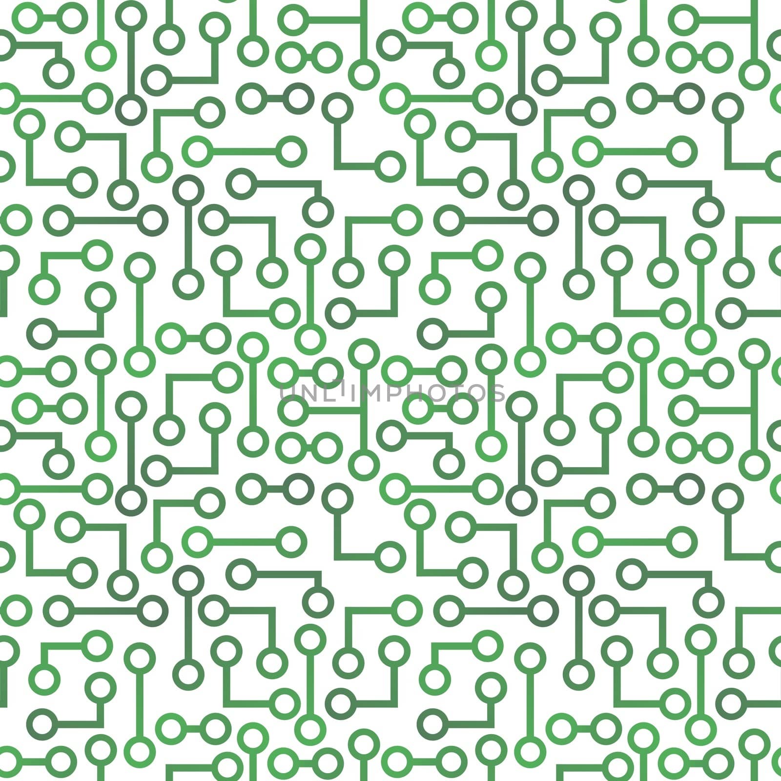 Illustration of a seamless background resembling electronic circuit board