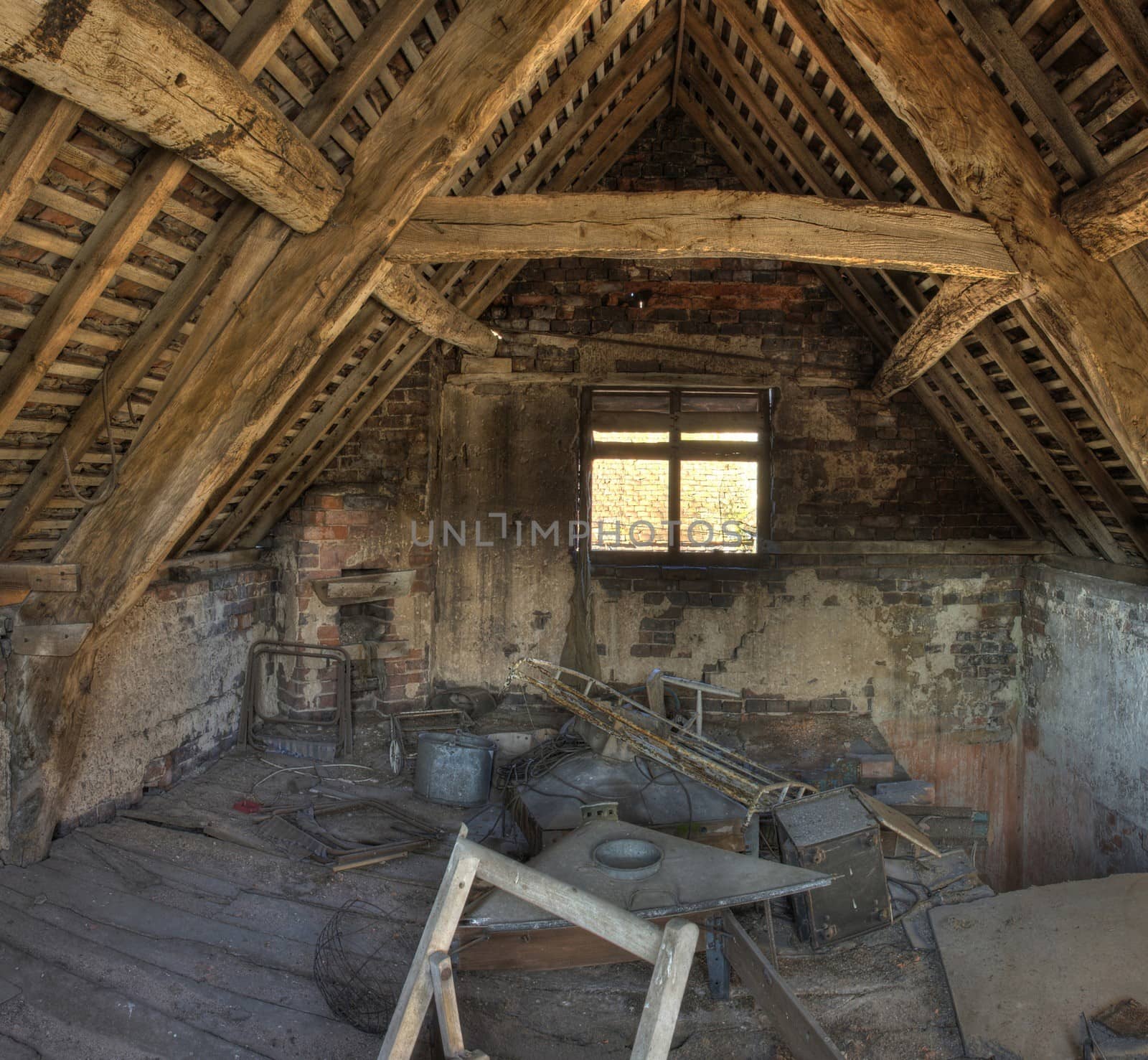 Traditional farm labourers accommodation, Worcestershire, England.