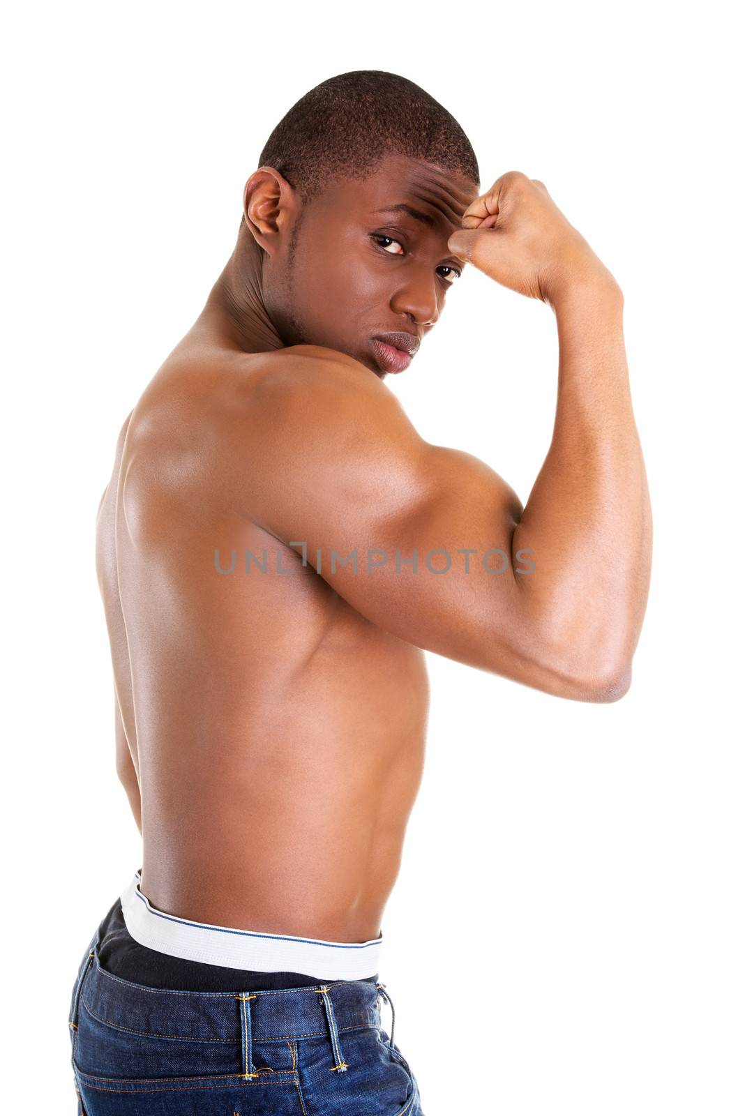 Muscular black man by BDS