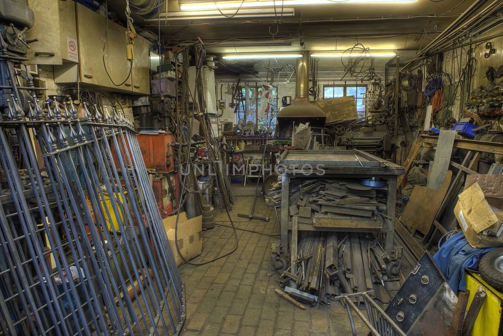 Blacksmith���s forge, Worcestershire, England.