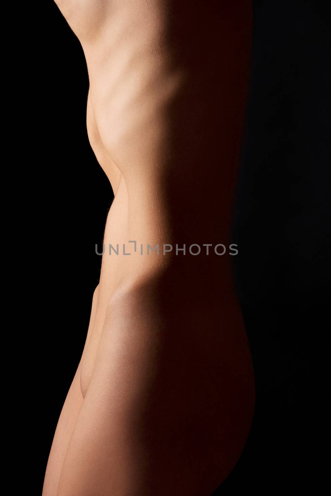 Naked sensual beautiful girl. Artistic color photo. by BDS