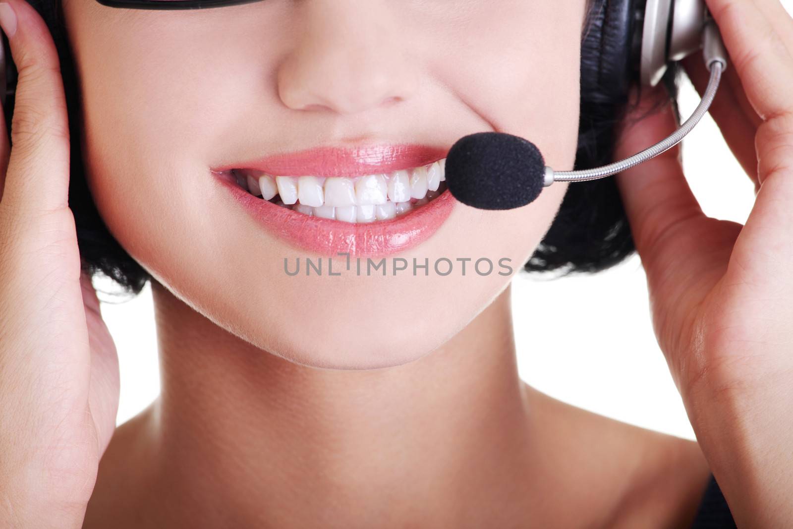 Call center woman by BDS