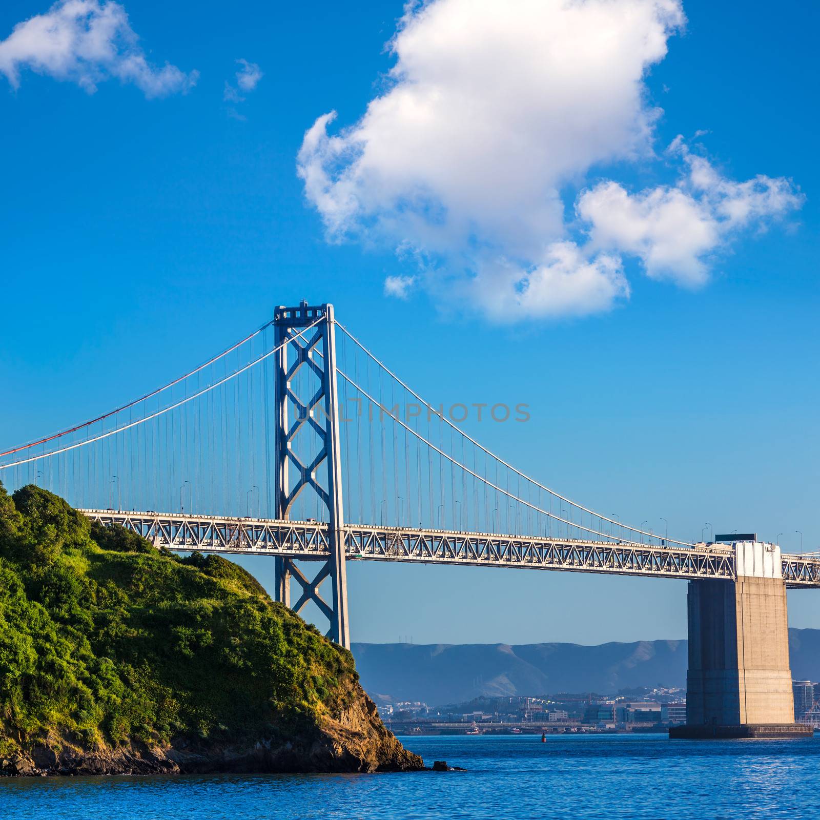 Bay Bridge in San Francisco California by lunamarina
