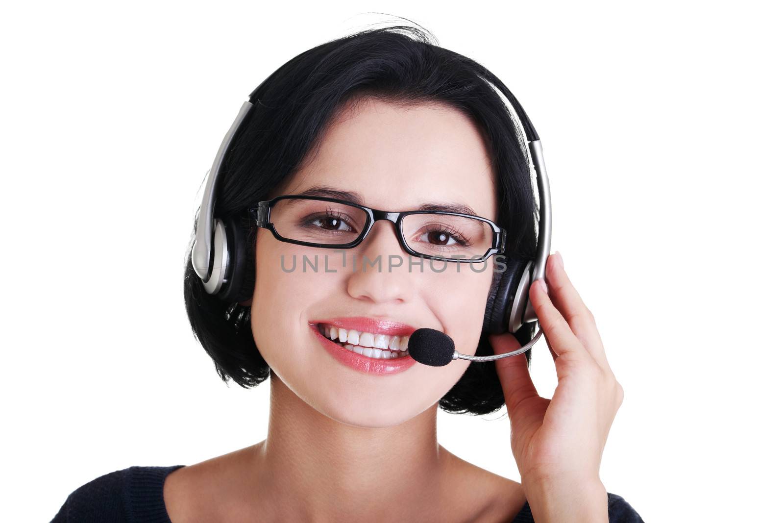 Attractive customer support representative by BDS